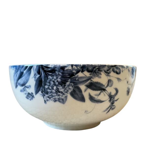 Mikasa PIPPA 
Blue & White Floral Bone China 6" Soup Bowls Set of Four New - Picture 2 of 13